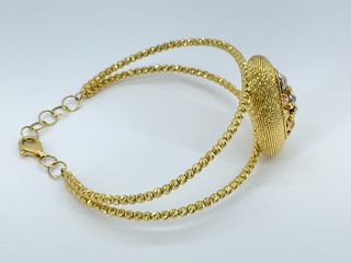 Pulsera oro 1ª ley multicolor