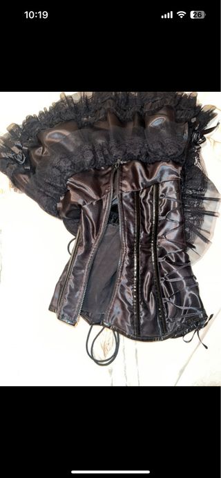 Vestido negro gótico
