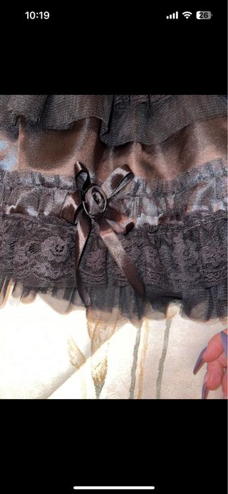 Vestido negro gótico