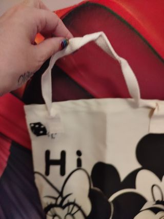 Bolso Tote Minnie & Mickey Mouse