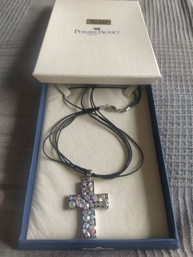 Collar Philippe Biguet Cruz Brillante