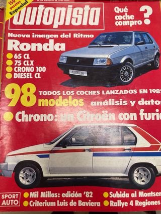 revistas del motor año 1982