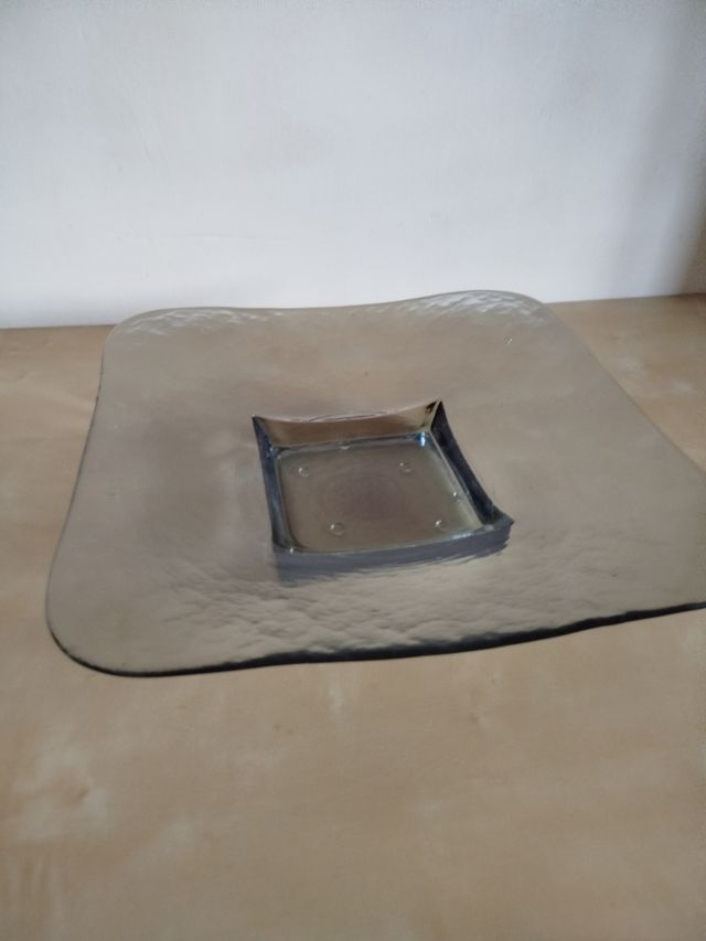 Centro de mesa cristal cuadrado