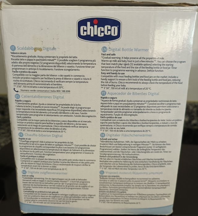 Calienta biberones/potitos Chicco Digital