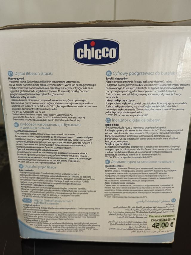 Calienta biberones/potitos Chicco Digital