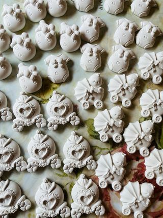 decorazioni per Bomboniere nascita