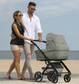 Carrito y capazo BEBECAR premium seminuevo