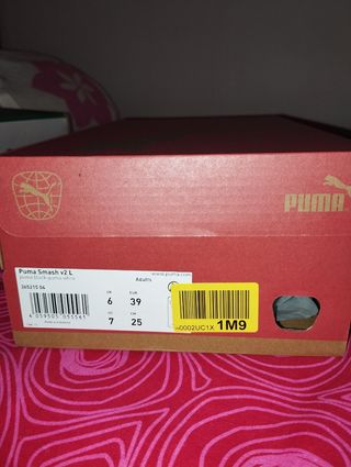 Zapatillas Puma negras talla 39