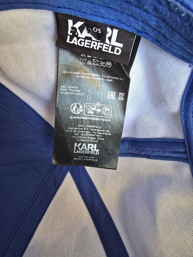 Gorra Karl Lagerfeld azul
