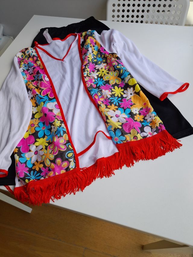 Disfraz hippie Disney talla S