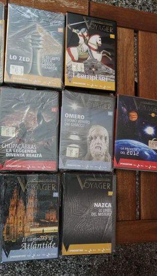 DVD Voyager De Agostini - 13 pezzi