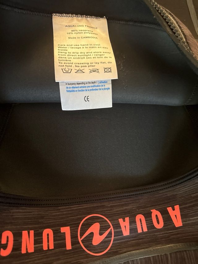 Traje neopreno Aqualung mujer Iceland comfort 7mm