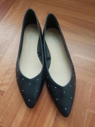Bailarinas negras Sfera - con tachuelas