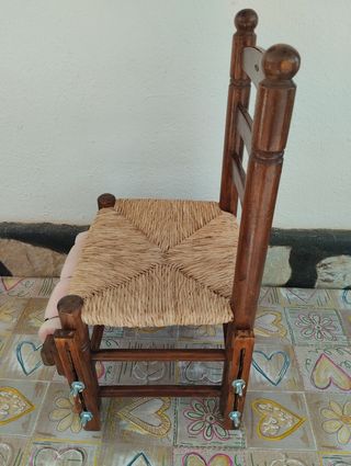 Silla de pesca de madera