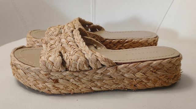 Sandalias de cuña Zara, mujer, t. 36