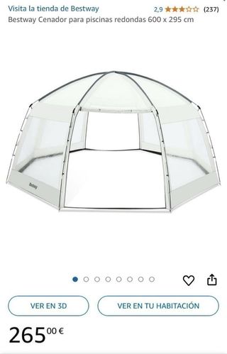 Bestway Cenador piscinas 600 x 295 c