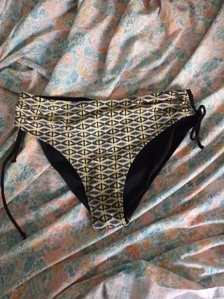 Costume da bagno, giallo e nero