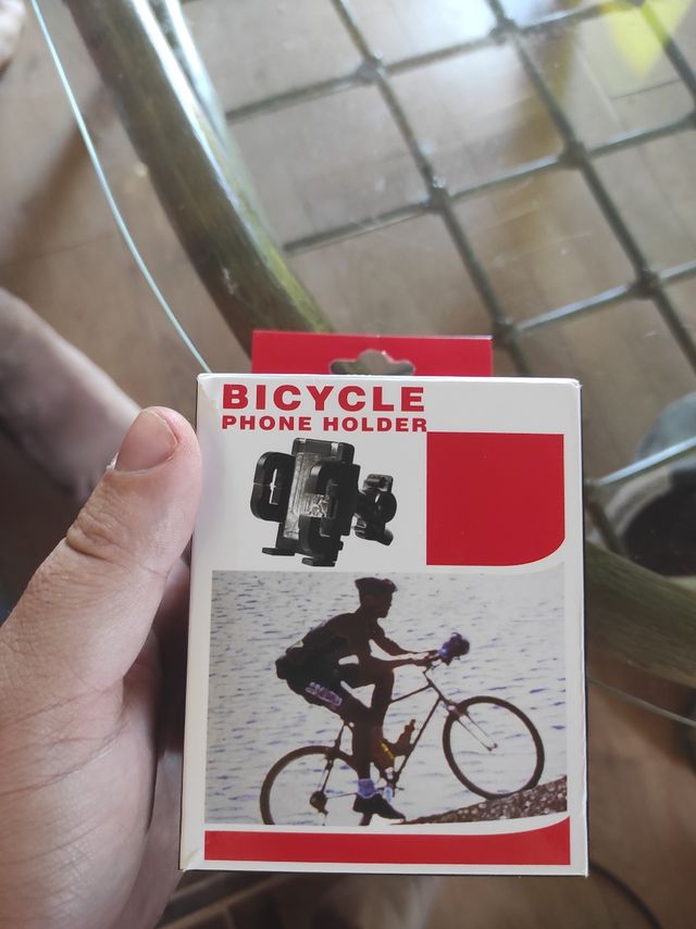 Soporte móvil bicicleta