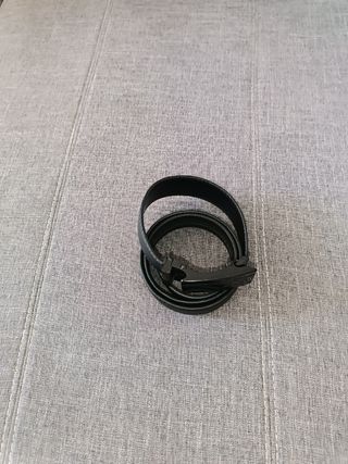 Cinturón cuero Pu negro de 110 cm nuevo 