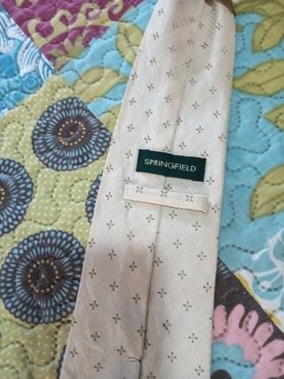 Corbata Springfield beige - fina