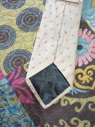 Corbata Springfield beige - fina