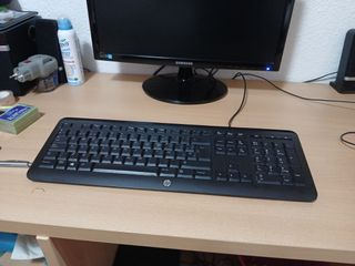 Monitor Samsung + Teclado HP + torre HP