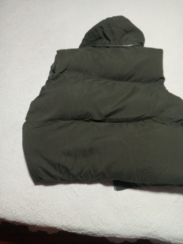 Chaleco acolchado verde oliva XL niño