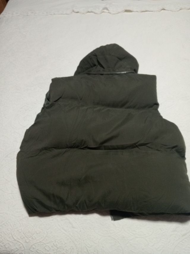 Chaleco acolchado verde oliva XL niño