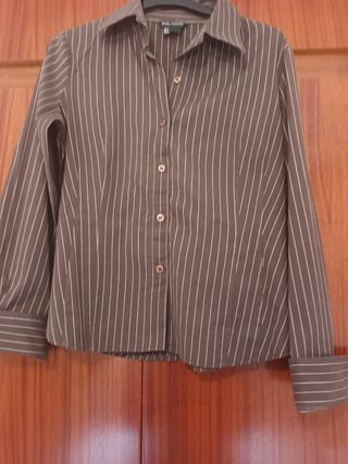Camisa Zara Woman marrón - M