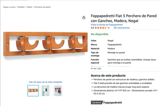 Perchero Madera Vintage - Foppapedreti