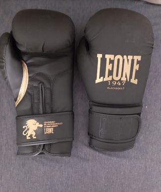 Guantes boxeo LEONE 1947 Black&Gold, NO HAGO ENVIO