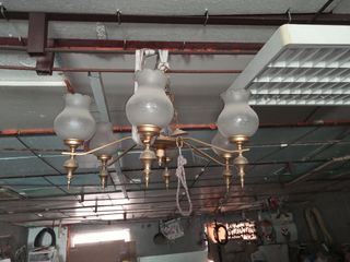 Lampara techo 5 luces vintage