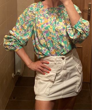 Blusa Kappahl M - Flores