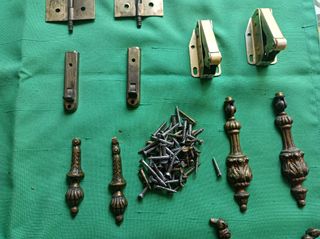 Herrajes bronce muebles antiguos