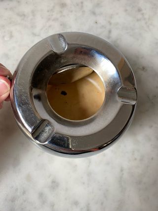 Cenicero vintage metal años 50