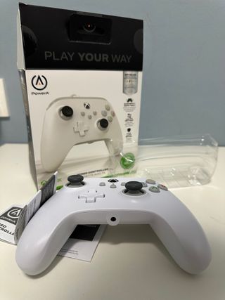 Mando PowerA Xbox Blanco - Con Cable