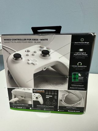 Mando PowerA Xbox Blanco - Con Cable