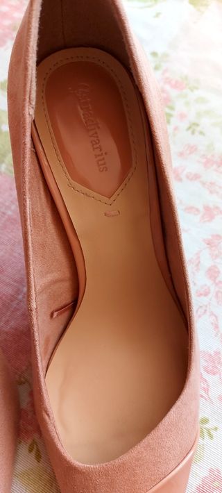 Zapatos Stradivarius rosa, talla 37