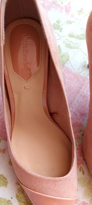 Zapatos Stradivarius rosa, talla 37