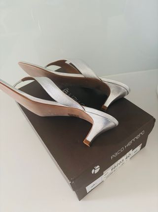 Sandalias Paco Herrero Plata