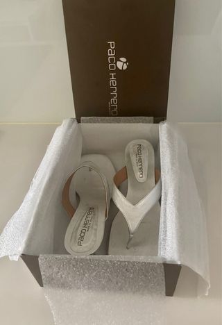 Sandalias Paco Herrero Plata