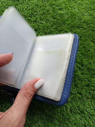 Monedero pequeño azul