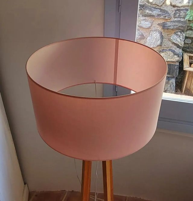 Tulipa lámpara 50cm diámetro blanca - NUEVA