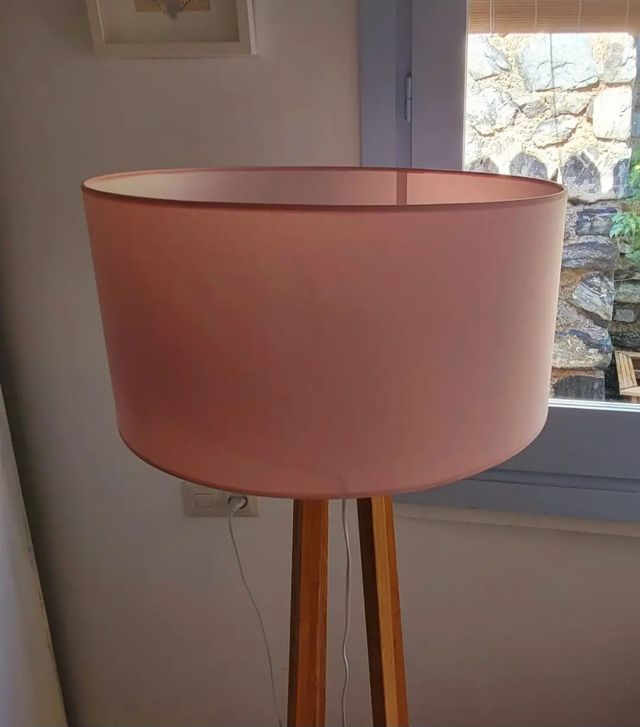 Tulipa lámpara 50cm diámetro blanca - NUEVA