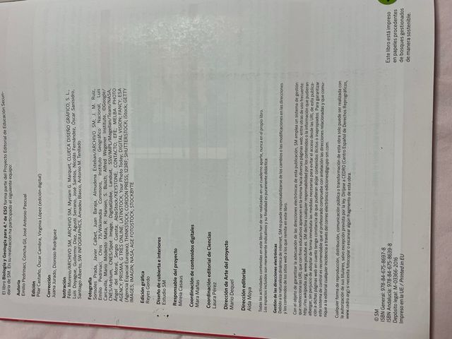 Biología y geología. 4 ESO. Savia