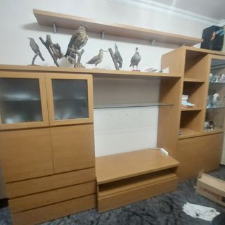 Mueble TV madera - Estantería
