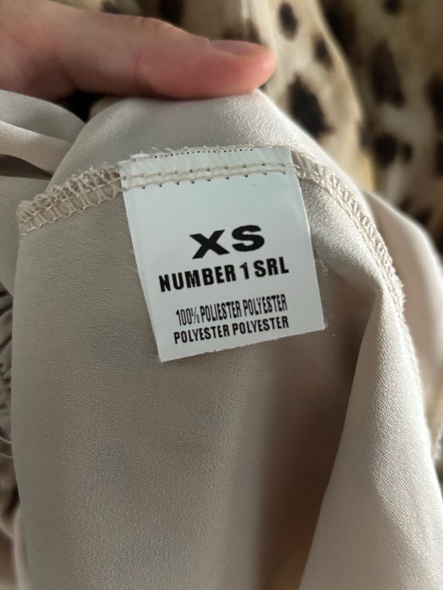 Miniabito Leopardo - Beige e Marrone