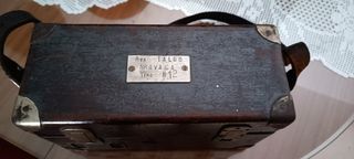 Teléfono antiguo RENFE -  Madera