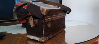 Teléfono antiguo RENFE -  Madera