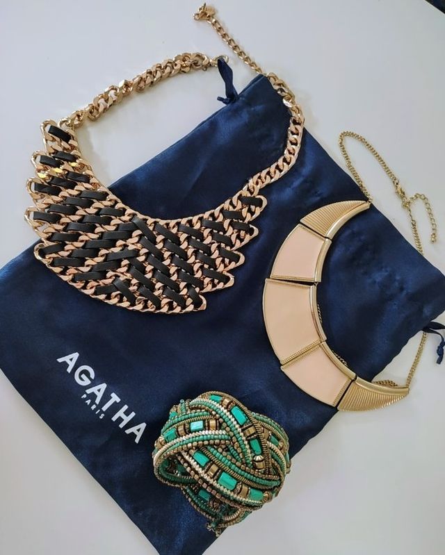 Pack Joyas Doradas y Turquesas